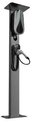 Imagen del producto de Base universal para wallbox, modelo estándar, de acero, resistente al agua, estación de carga independiente