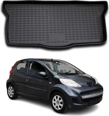 Immagine prodotto di Tappetino per Peugeot 107 2005-2014 in gomma TPE nero