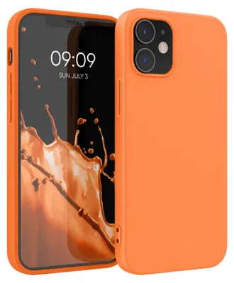 Produktbild von kwmobile Handyhülle für Apple iPhone 12 / iPhone 12 Pro Hülle - TPU Case - Kabelloses Laden - Schutzhülle Cover in Fruity Orange