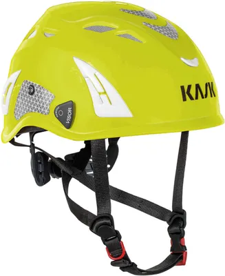 Immagine prodotto di KASK casco di sicurezza Superplasma PL Hi Viz - casco di sicurezza, casco da alpinismo, casco da arrampicata industriale - misura 52 - 61 cm regolabile universale colore:giallo