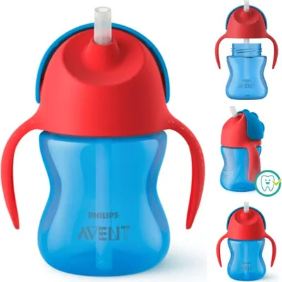 Produktbild von Philips AVENT SCF796/01 Strohhalmbecher, blau