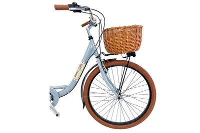 Produktbild von Dolce Vita by Canellini VENERE Fahrrad Citybike Frau mit Korb - Grau 26"