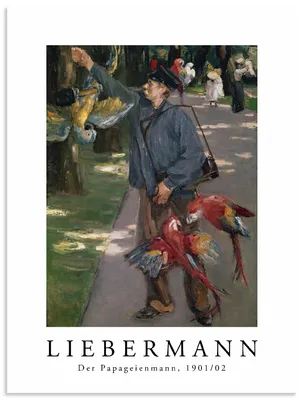 Produktbild von ARTland Wandbild Alu für Innen & Outdoor Der Papageienmann. 1901/1902 Größe: 90x120 cm