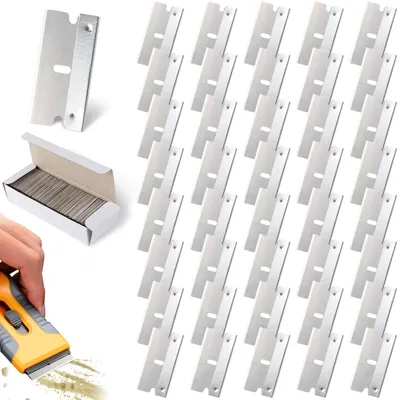 Image de Solidchoice - 100 lames de remplacement en céramique pour grattoir de plaque de cuisson