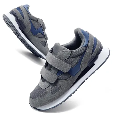 Zdjęcie produktu dla Damskie sneakersy z zapięciem na rzepy - wygodne buty sportowe do codziennego użytku