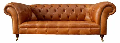 Produktbild von Cognac Sofa 3 Sitzer Polster Sofas Design Luxus Möbel Leder Couchen Dreisitzer