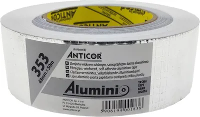 Zdjęcie produktu dla 1 rolka taśmy aluminiowej wzmocnionej siatką 48 mm x 50 m