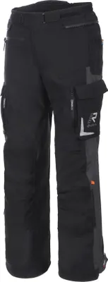 Produktbild von Rukka Ventu-R wasserdichte Motorrad Textilhose, schwarz/dunkelgrau, Short 52