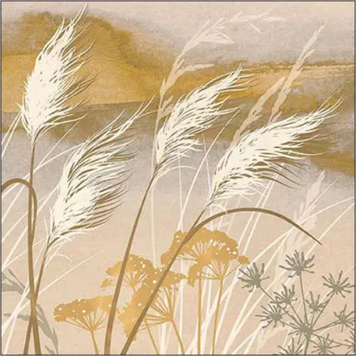 Produktbild von Ambiente Serviette 25 wehendes Gras