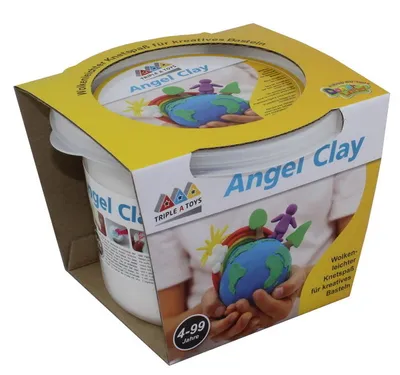 Produktbild von Triple A Toys Angel-Sand Clay 0,4 L Knetspiel Knetmasse 20066 weiß