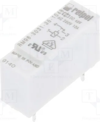 Immagine prodotto di 1 relè: elettromagnetico - contatto normalmente chiuso (NC), bobina: 48 VDC, 8 A / 250 VAC, modello RM96-3031-35-1048, elettrico