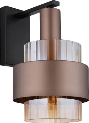 Produktbild von Globo Lighting Wandleuchte Metall schwarz matt, 1x E27