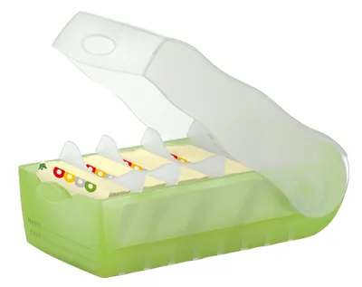 Obrázek produktu pro HAN 997-603 Kartotéka CROCO - A7 na šířku, na 900 karet, zelená, průsvitná