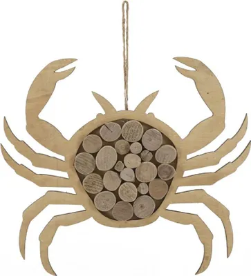 Image de Mauro Ferretti Décoration à suspendre Crabe Nature 35x2x31 cm nature