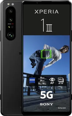 Obrázok produktu pre Sony Xperia 1 III, smartfón so systémom Android, 5G, 6,5-palcový displej 21:9, CinemaWide 4K HDR OLED 120 Hz - 4 objektívy ZEISS T*, čierna, verzia FR