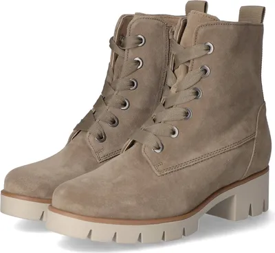 Produktbild von Gabor Schnürstiefeletten Damen Rauleder Grün Größe: 31/2