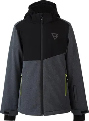 Productafbeelding van Brunotti TWINSTROKY JKT 128=8A, jongens softshelljas, grijs, maat 176