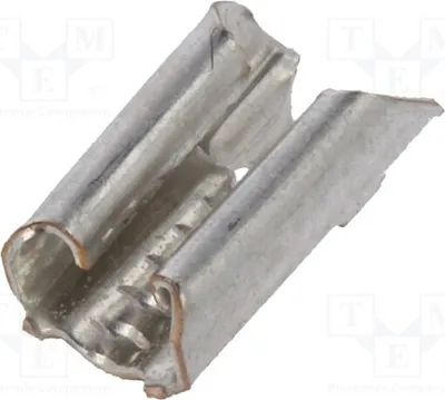 Obrázok produktu pre 10 kusov: Káblové konektory, ploché, samica, 0,5 ÷ 0,6 mm², 2-330854-6, neizolované