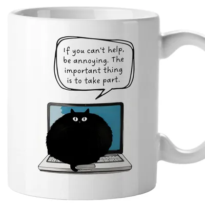 Lustige Kaffeetasse 330 ml – Geschenk für Kollegen