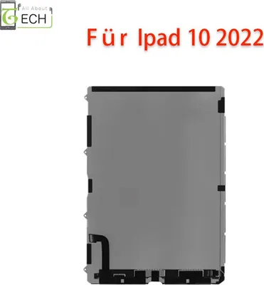Produktbild von Für iPad 10 2022 10.9 A2757 A2696 LCD Display Bildschirm Schwarz