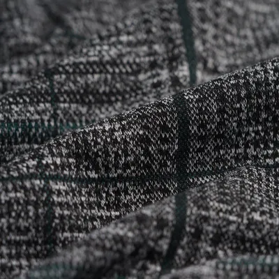 Productafbeelding van Polyester jersey met Wales-patroon, groen-grijs