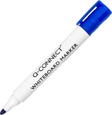 Zdjęcie produktu dla Q-Connect® KF26036 Marker do białych tablic - 1,5 - 3 mm, niebieski