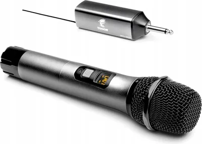 Zdjęcie produktu dla Mikrofon UHF Bezprzewodowy Metalowy | z Ładowarką