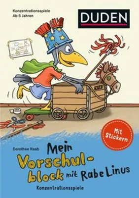 Immagine prodotto di Mein Vorschulblock mit Rabe Linus -Konzentrationsspiele