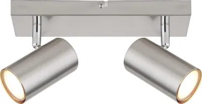 Produktbild von GLOBO 57911-2, Nickel, Metall, IP20, I, GU10, 35 W