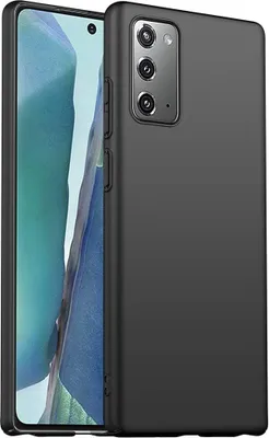 Image de Galaxy Note 20 Case, Thin Matte PC Anti-Fingerprint Protective Case for Samsung Galaxy Note 20 Black