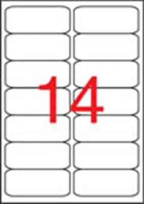 Immagine prodotto di Etichetta APLI, ILC, 99,1 x 38,1 mm, angoli arrotondati, 1400 pezzi/confezione, 02419