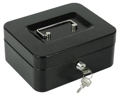 Produktbild von Kompakte Geldkassette mit Schlüsselschloss, HDWR HD-CB20-5