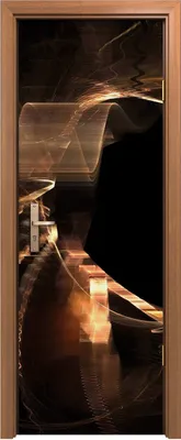 Produktbild von Türposter 70x200 cm Türaufkleber Türtapete Türfolie Klebefolie Modern fraktales Impressionismus