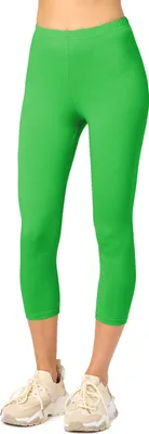 Image de Leggings 3/4 en coton pour femme Merry Style MS10-199 (vert, S)