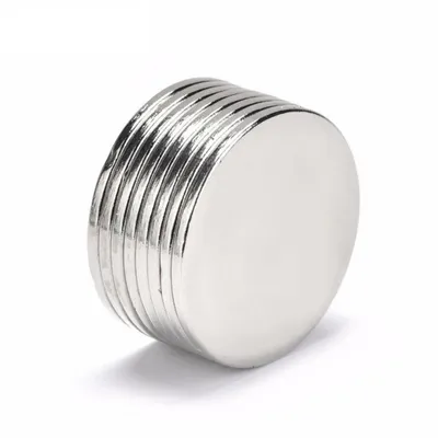 Immagine prodotto di Magneti al neodimio, forma disco, dimensioni 30 x 2 mm, confezione da 50 pezzi