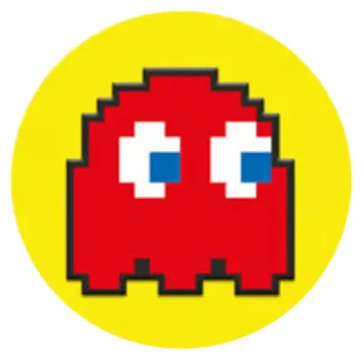 Obrázek produktu pro Pac-Man – odznak, smalt CD1375 (jednotná velikost) (červená/modrá/bílá/žlutá)