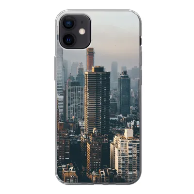 Produktbild von MuchoWow® Handyhülle Schutzhülle Hülle für iPhone 12 mini New York - Skyline - Amerika Silikon Softcase Handy Hülle - Bild