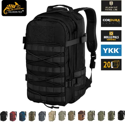 Produktbild von Helikon-Tex Raccoon Mk2 Backpack Cordura® Rucksack, schwarz, 20 l