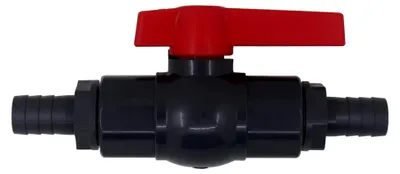 Produktbild von Kugelhahn Absperrventil für Pool mit Schlauchverbinder PVC Gewindefitting