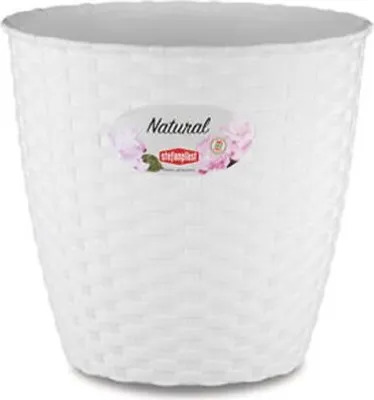 Produktbild von Pflanzgefäß Stefanplast 73470 Kunststoff weiß 24 x 22,5 x 24 cm