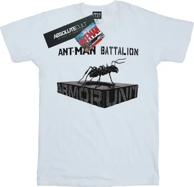 Immagine prodotto di Marvel - T-shirt "Batallion" da uomo BI11019 (XL) (bianco)