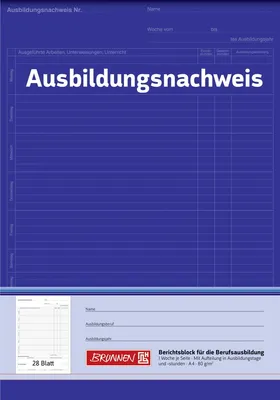 Produktbild von 10X BRUNNEN 1042572 Block A4 Ausbildungsnachweis 1S/1W