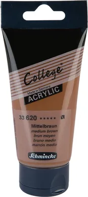 Produktbild von Schmincke 75ml College Acryl Mittelbraun Acryl 33 620 013