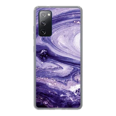 Produktbild von MuchoWow® Handyhülle Schutzhülle Hülle für Samsung Galaxy S20 FE Marmor - Naturstein - Glitzer Silikon Softcase Handy Hülle - Abdeckung