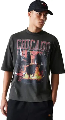 Produktbild von New Era Nba Washed Graphic Chicago Bulls Kurzarm-t-shirt Grau M Mann Grau M