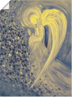 Produktbild von ARTland Poster Engel der Nacht Größe: 90x120 cm