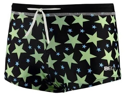 Produktbild von Beco Jungen-Schwimmboxershorts Schwarz/Grün