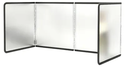 Spritzschutz Edelstahl 30x80 cm, 4-seitig, hitzebeständig