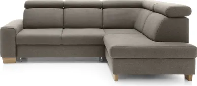 Produktbild von Kaiser Möbel Ecksofa, Eckcouch, Ecksofa BARDO stoff Neve Dunkelbeige Rechts