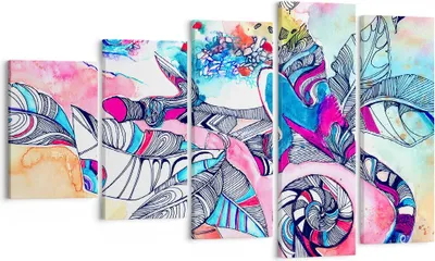 Produktbild von Bild auf Leinwand - Leinwandbild - Chamäleon Tierwelt Zweig - 100x60cm - Wand Bild - Wanddeko - Leinwanddruck - Bilder - Kunstdruck - Wanddekoration - Leinwand bilder - Wandkunst - EG100x60-3074